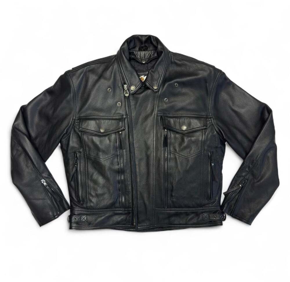 Harley-Davidson An American Legend Leather Jacket Size L Black